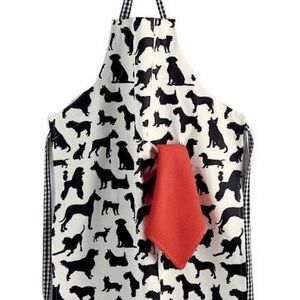 Kitchen Apron Dog Print